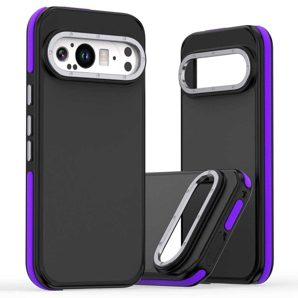 

For Google Pixel 9 Pro XL Case Skin Touch PC + TPU Anti Drop Phone Back Cover B