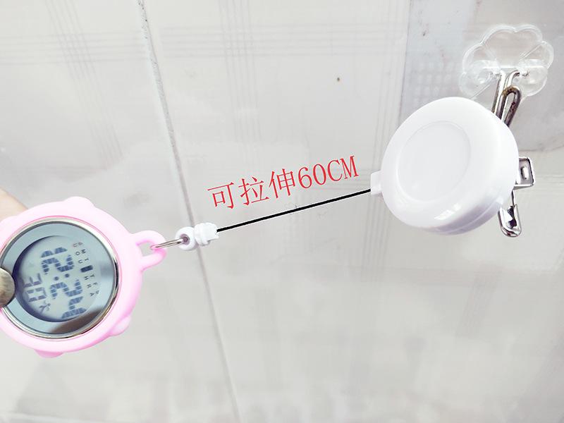Luminous Retractable Clip-On Nurse Watch for Medical Professionals