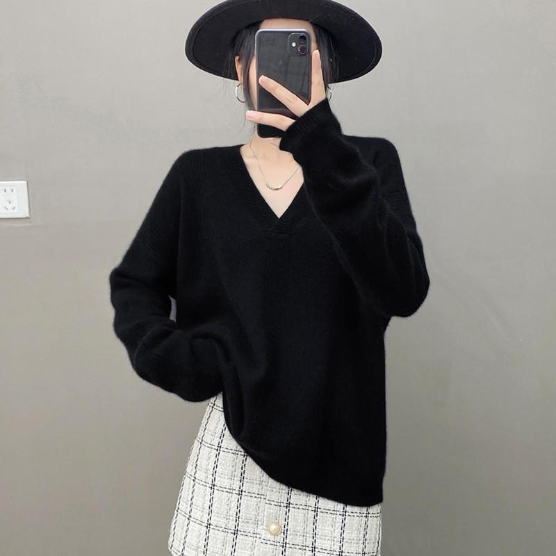 Qinghe 100% Pure Cashmere Women's Sweater - Ultra Soft Luxury Winter Pullover