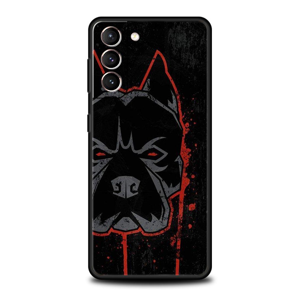 Rottweiler Dog Case For Samsung Galaxy S24 S23 S22 S21 Ultra S20 FE 5G S10 S9 Plus S10E S8 Note 10 20 Silicone Black Phone Cover