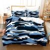 3PCS Single-sided Printed Series Camouflage Russian Printing Duvet Cover BeddingSet Comfortable Breathable Sheet  Comforter