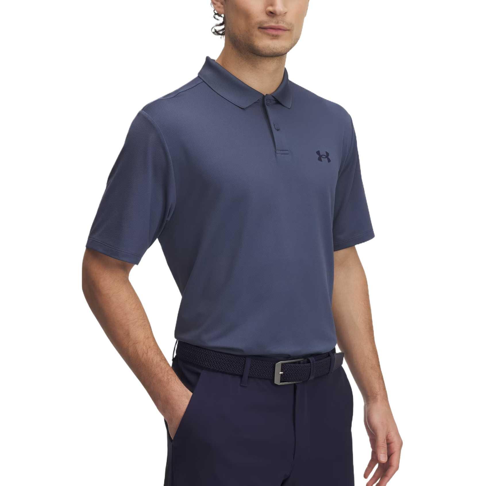 Under Armour Polo Shirt Men s Marine Blue 1377374-044 XXL