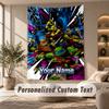 Teenage Mutant Ninja Turtles Tapestry, Personalized Custom Text, Wall Hanging Tapestry For Living Room Home Wall Decor