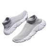 Socks and shoes men's winter new breathable mesh fly-woven sneakers lazy large size men's shoes