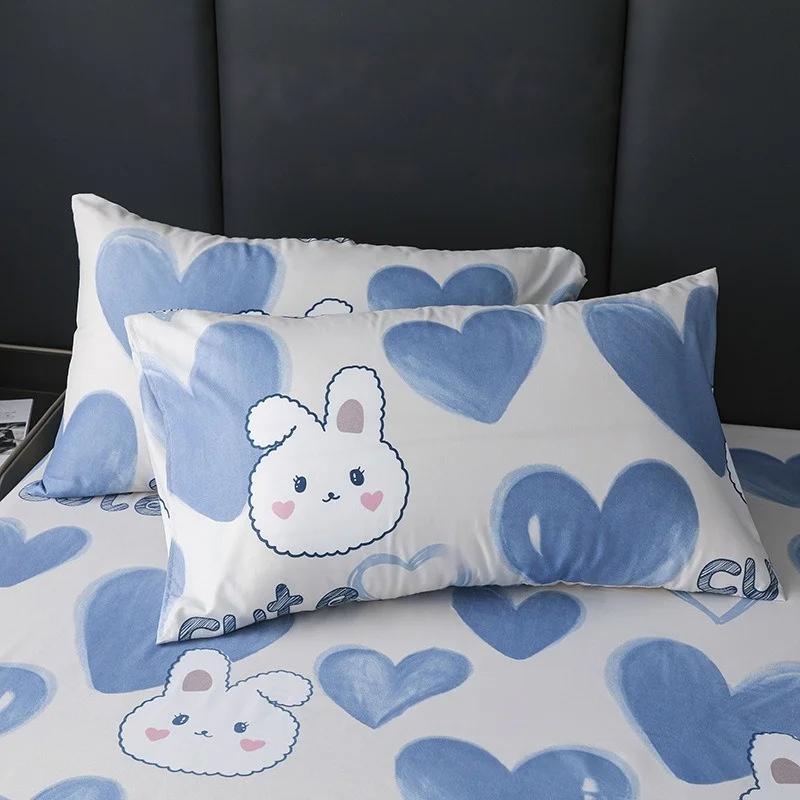2 Pieces Set 48x74cm Breathable Pillowcase Polyester Envelope Pillow Cover for Summer Sleeping Funda Almohada Funda De Almohada