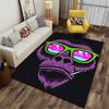 Purple Gorilla with Sunglasses suitable as a non-slip mat for the living room or bedroom sofa