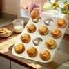 6/9 Cavity Chestnut Shaped Cake Baking Tray Mold Carbon Steel Kitchen Baking Tool Kitchen Accessories