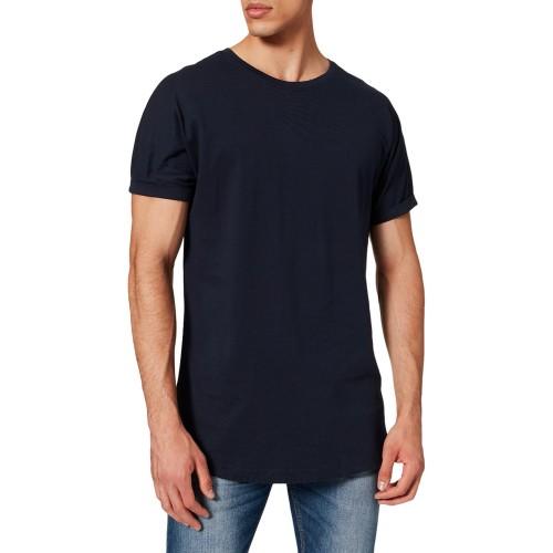 Urban Classics Mens Shaped Long Turn Up T-Shirt