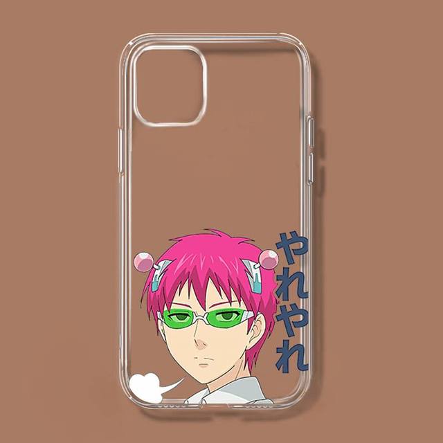 

Прозрачный чехол для телефона из японского аниме «Катастрофическая жизнь Сайки К» для Iphone 11 12 13 Mini Pro Xs Max 8 7 6 6s Plus X 5S Se 2020 Xr For 13 Pro Max