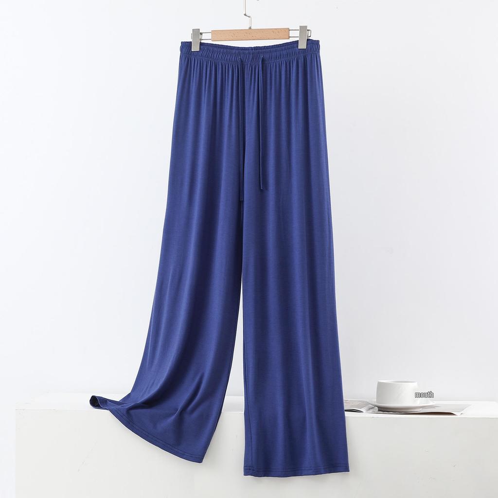 Women's Plus Size High Waist Modal Wide Leg Summer Pants