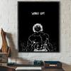 B-BakiES Muscle Man Japan Anime Poster Sticky Wall Art Printing Waterproof Home Living Bed Room Bar Hallway Aesthetic Decor