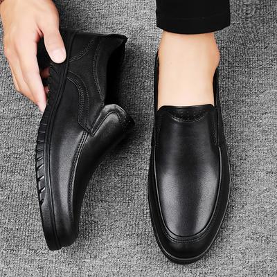 Men Shoe Genuine Leather Men Loafers Outdoor Men Casual Business Shoes Mens Slip On Office Shoes Classic Men's Comfortable Flats