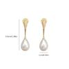 [Orecchini a Clip a Goccia] Eleganti e Sexy Orecchini a Lunga Goccia Finti a Goccia di Alta Gamma - Zirconia Sintetica, Materiale in Rame