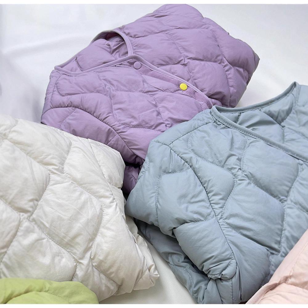Neue leichte Daunenjacke für Jungen, Mädchen und Kinder, kurz, locker, mit Daunenfüllung für den Winter