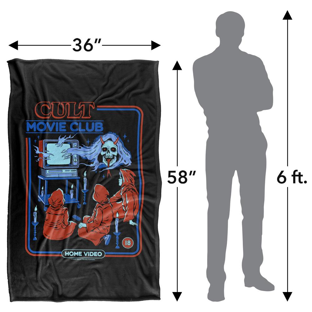 Steven Rhodes Cult Movie Club Soft Touch Blanket