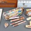 Kawaii Capybara Pen Bag Cartoon Stationery Storage Bag Transparent Pencil Case  Student Gift