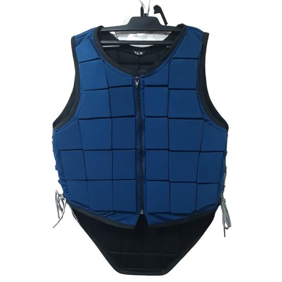 

Horse Riding Safety Vest – EVA Padded Equestrian Body Protector for Adults & Kids X-Large: Length is 27 , Chest is 38 синій