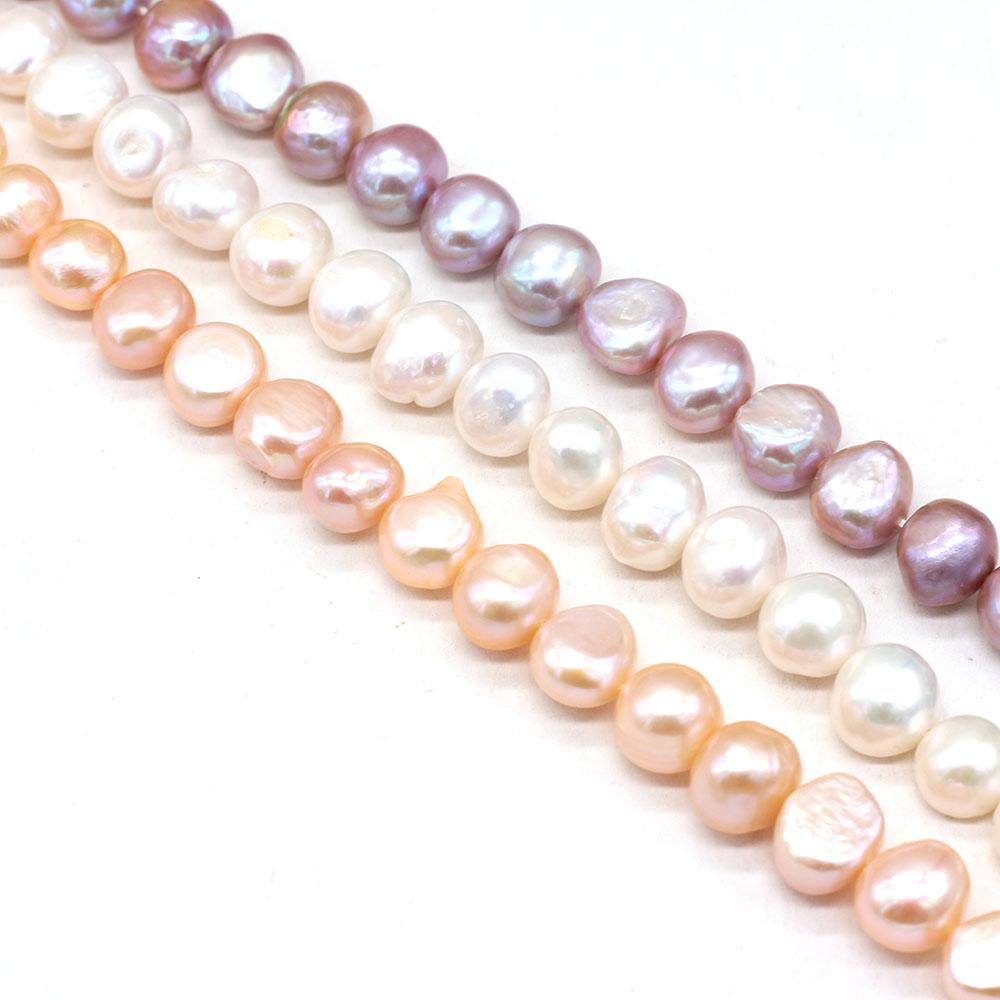 1String, Nugget Pearls, 10–11 Mm, Boho Natural Freshwater Pearl Beads, for DIY Necklaces, Bracelets, Anklets, Jewelry Making, 36cm