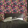 Exotic flowers and leaves wallpaper for living room and bedroom 50x1000