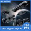 UNSC Support Ships #2 Model Moc Building Blocks Space Diy Assemble Bricks Educational Creative Collection Toys Gifts 280PCS