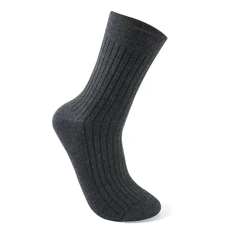 Socks Set Solid Color Stripes Women's Casual Socks Autumn Simple Women's Medium Length Socks Pattern Style