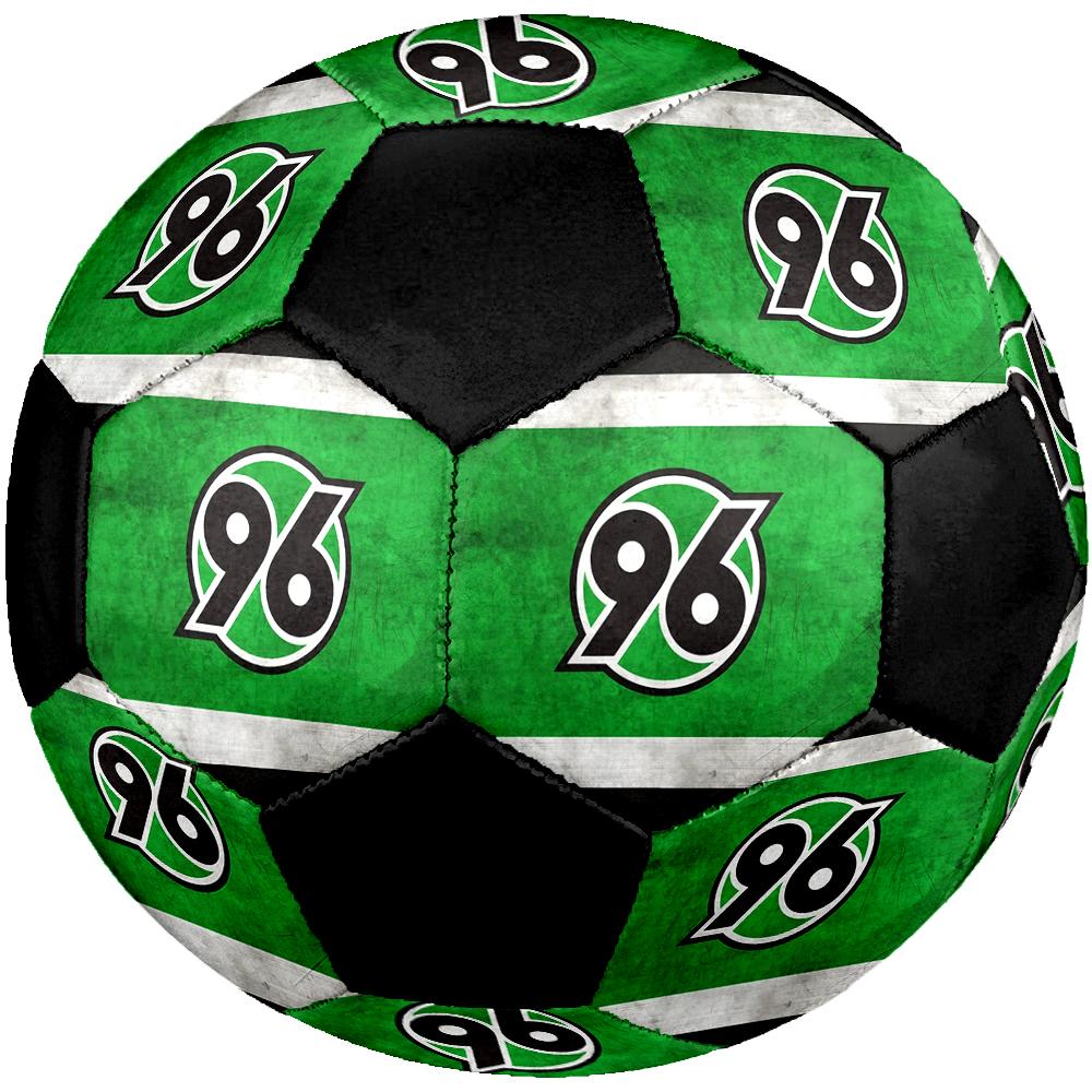 SIZE 5 Hannover 96 Soccer Ball Colorful All Ages Machine Stitched PVC Competition Ready Durable High-Bounce