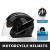 3Celsius4 Open Face Motorcycle Helmets,Dual   Menums and Womenums Motorbike Half Helmet For Moped Cruiser