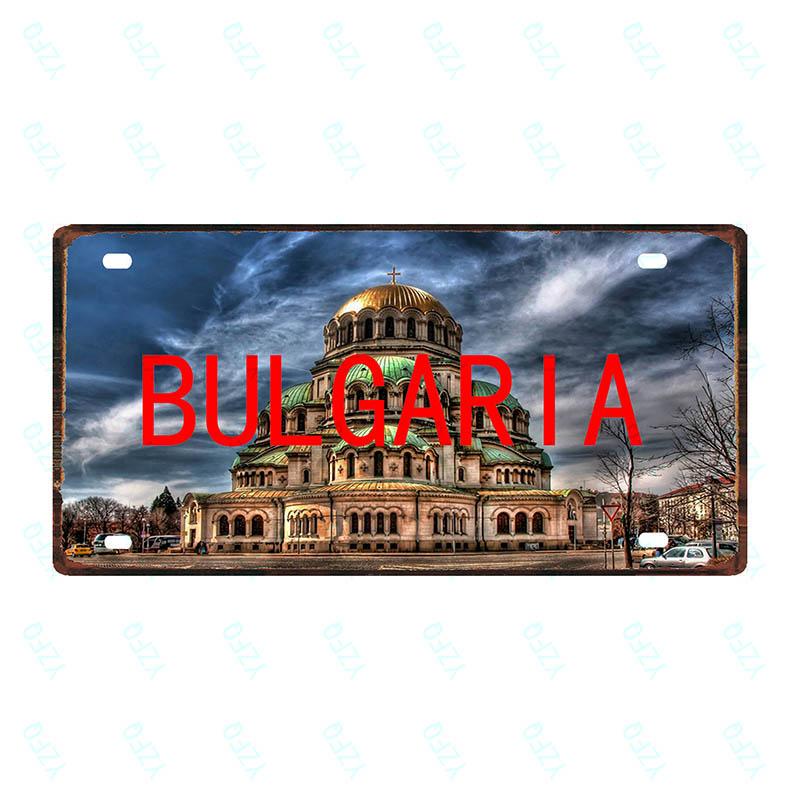 30X15cm City County Sign Plaque Metal Vintage Travel Souvenir Wall Home Cafe Shop Restaurant Decoration  Poster Cuadros DC-0085B
