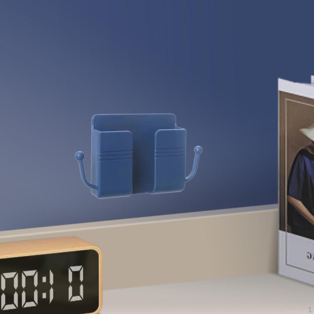 Sleek Wall Mount Phone Holder Storage Solution for Home And Office