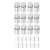 12Pcs Standoff Screws Stainless Steel Wall Sign Advertising Hardware Nail for Acrylic 16x20mm