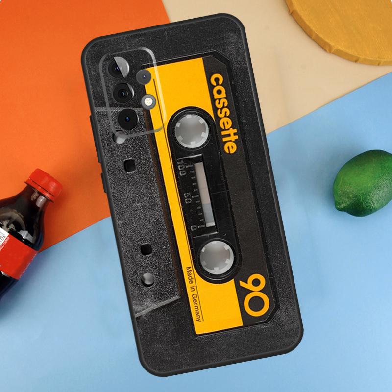 

Cassette Tape Case For Samsung Galaxy A13 A53 A16 A26 A36 A56 A12 A22 A32 A52 A06 A54 A34 A14 A15 A35 A55 Samsung A12