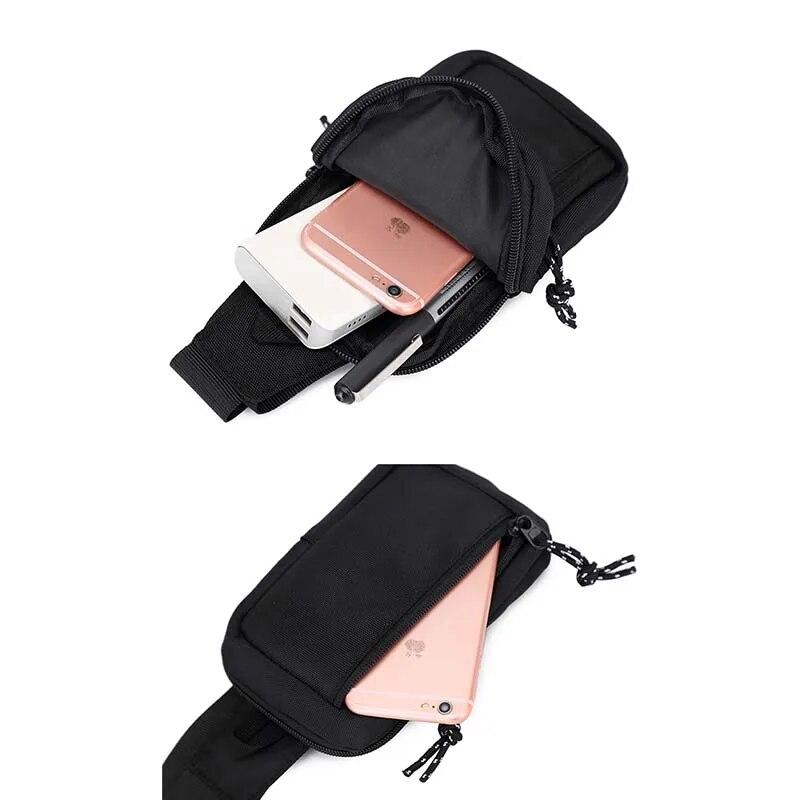 Crossbody Bag Men's Trendy Brand Japanese Street Trend Sports Mini Chest Bag Ins Men's Diagal Shoulder Bag Simple Cross Bag