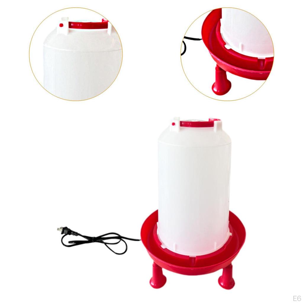 Chicken Water D Base Large Capacity Waterer for Chickens