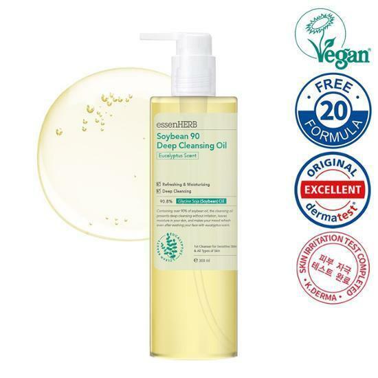 

EssenHerb Soybean 90 Глубоко очищающее масло эвкалипта 300мл, Корея очищающее