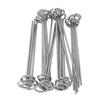 30pcs Circle Top Landscape Pins Galvanized Steel Landscape Fabric Stakes G Shape Landscape Pins for