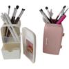 Cute Mini Refrigerator Pen Holder: Large Storage Tube for Student Girl's Desk, Multifunctional and Sweet Stationery Organizer.