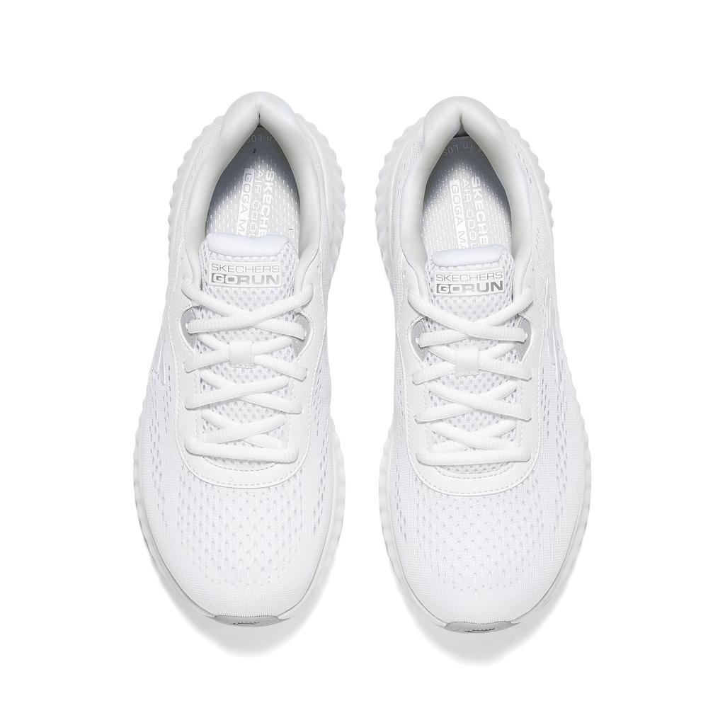 Skechers Go Run Now Comfortable Slip-Resistant Durable Low-Top Casual Training Running Shoes Women Sneaker Silver 129365-WSL