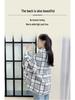 Double-Layer Fleece Shawl Blanket with Buckle - Warm, Multifunctional Office Blanket for Women