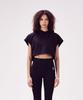 Yuupeu String Hoodie Crop T-Shirt