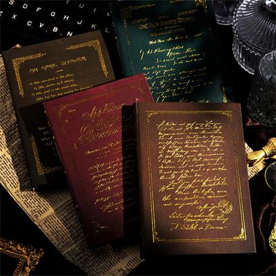 Medieval Lost Poems Gold Foil Notebook