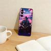 B-Bleach Anime K-Kuchiki Byakuya Colorful  Phone Case For Samsung Galaxy A73,A72,A71,A70,A53,A52,A51,Others Soft Black Cover