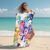 1Pc Little Pony Adventure Beach Towel Microfiber Beach Towel Thin Absorbent For Beach Swimming Yoga Bath Sports 0917120