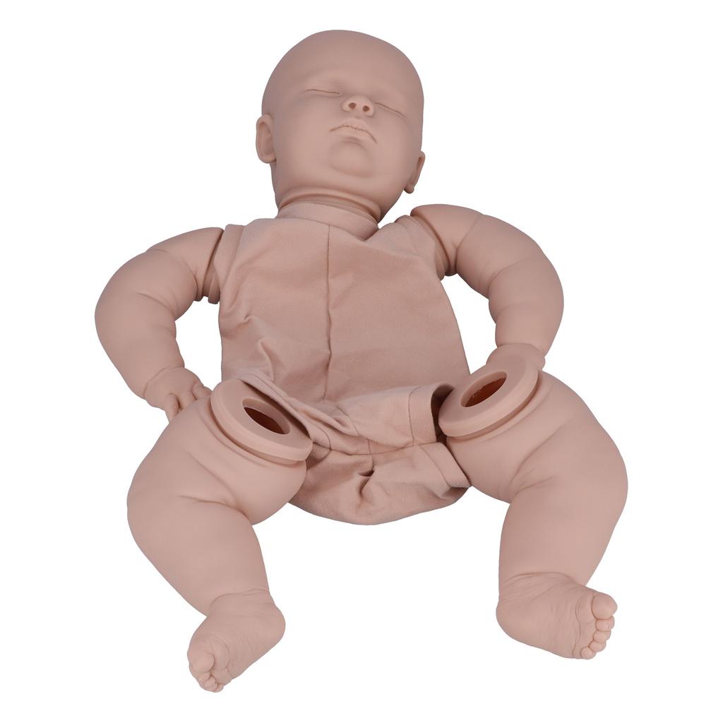 60cm Unpainted Reborn Baby Doll DIY Lifelike Infant Toddler Doll Mold Parts Set Toy