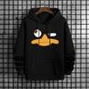 Funy Cartoon Duck Men Hoodies 2025 Streetwear Fashion Hip Hop Hooded Sweatshirt Male Trendy Casual Autumn Winter Style Hoody