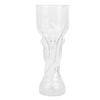 Beer Glass Creative Unique Easy To Grip Refrigerator Safe 850ML Beer Glassware Cup for Pubs Parties