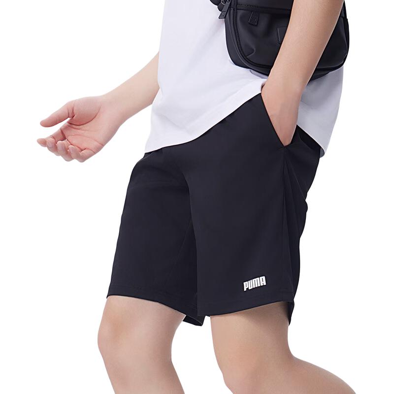 Puma Comfortable Soft Letter Sports Casual Shorts Men shorts Black 690282-01