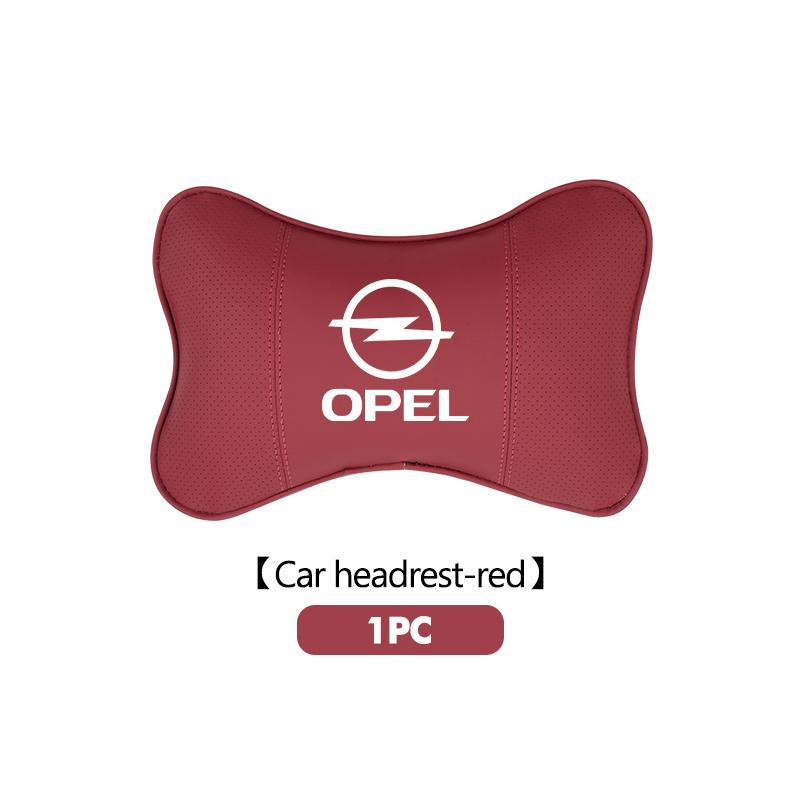 

Leather Headrest Car Neck Pillow Soft Seat Lumbar Support Waist For Opel Vectra Zafira Meriva Mokka Grandland Vivaro Antara