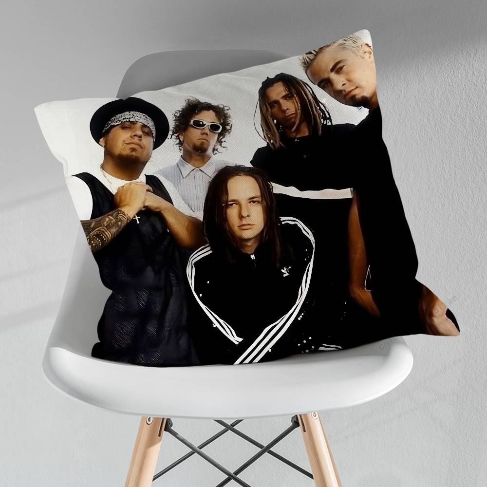 Band KKorn Rock pillow over living room sofa cushion cover home decoration bedroom room bed pillow cover
