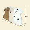 PP Cotton Filled Animal Shaped Cushion Soft Fluffy Cat Dog Plush Toy Plush Throw Pillow  Home Decor