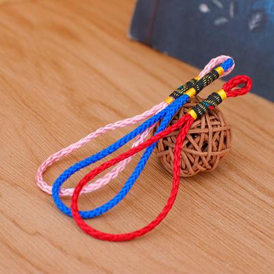 Chinese Knot Hanging Rope Pendant Small Hanging Head Pendant Decoration Pure Hand-Woven Fringed Ear Packaging Gift Box Rope Head